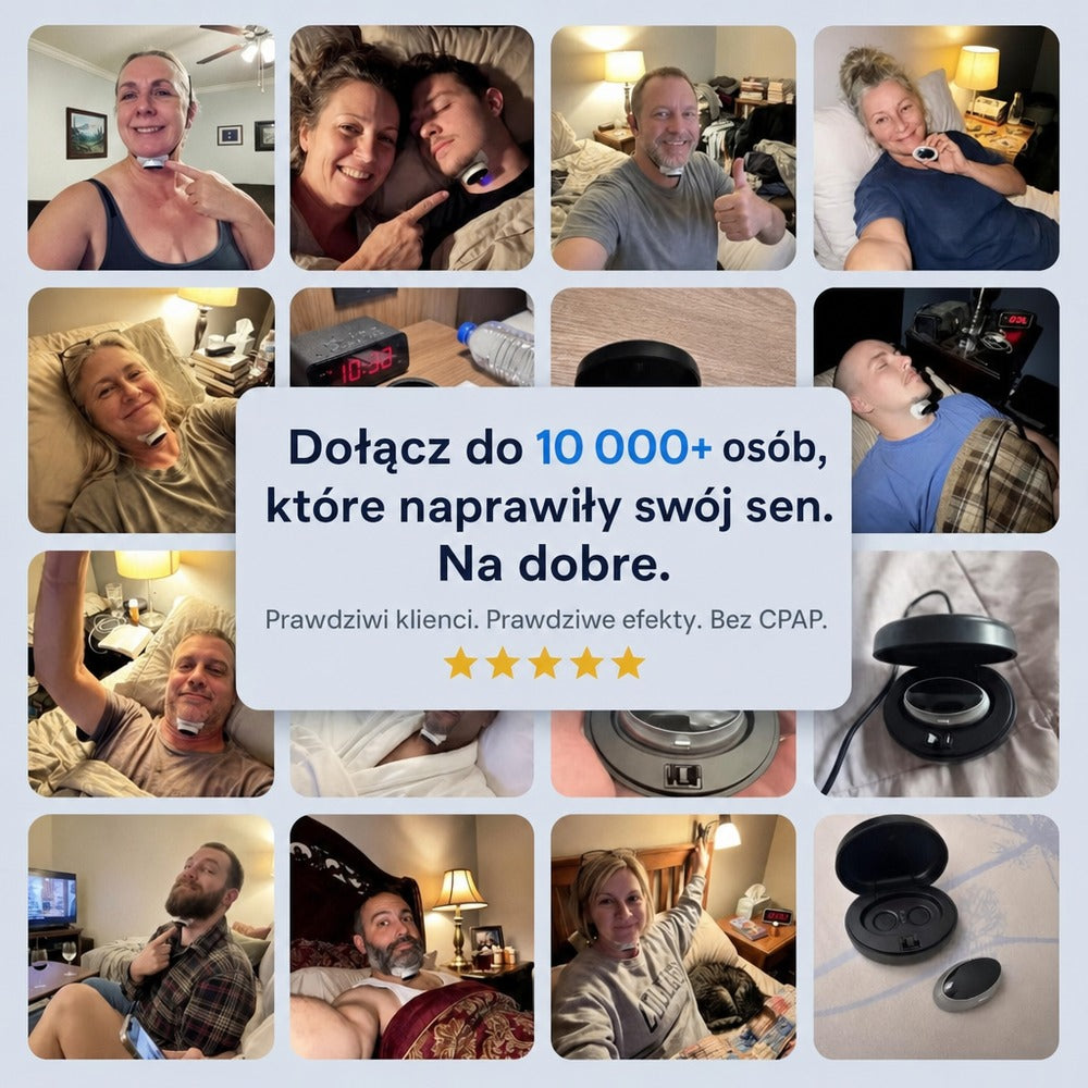 Zaviro Nox™ Eliminuje Chrapanie i Bezdech Senny