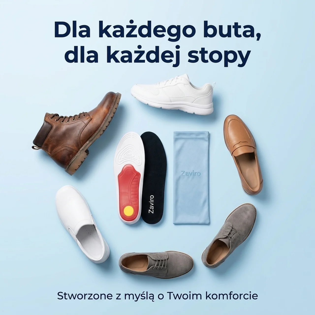 Zaviro ComfortStep™ - Wkładki Profilowane