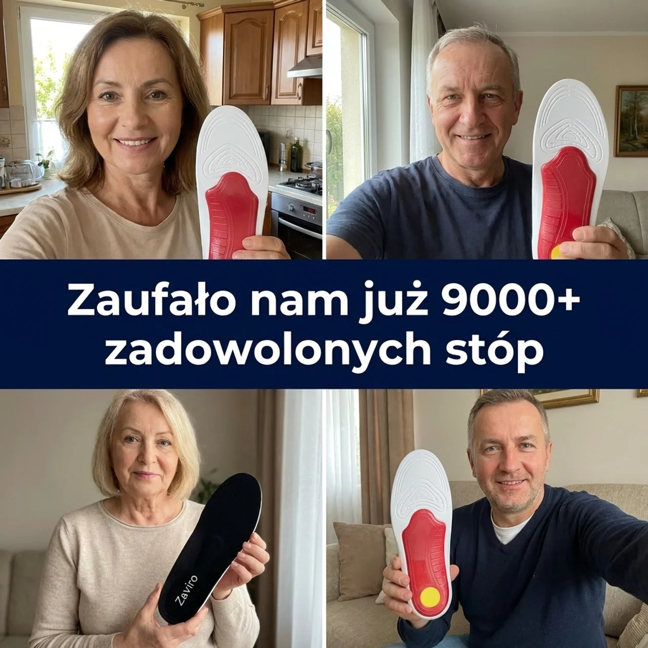 Zaviro ComfortStep™ - Wkładki Profilowane