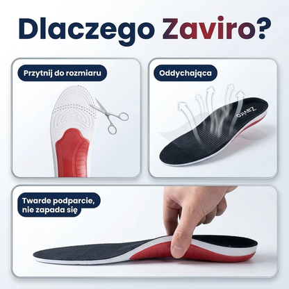 Zaviro ComfortStep™ - Wkładki Profilowane