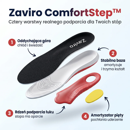 Zaviro ComfortStep™ - Wkładki Profilowane